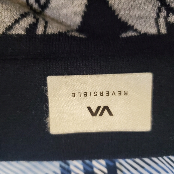 Wool mix black and white short VA reversible skirt No size, probably size Large - Picture 11 of 13